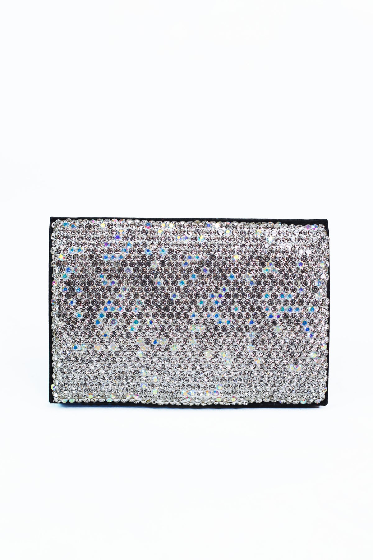 All Rhinestone Front Solid Back Card Holder