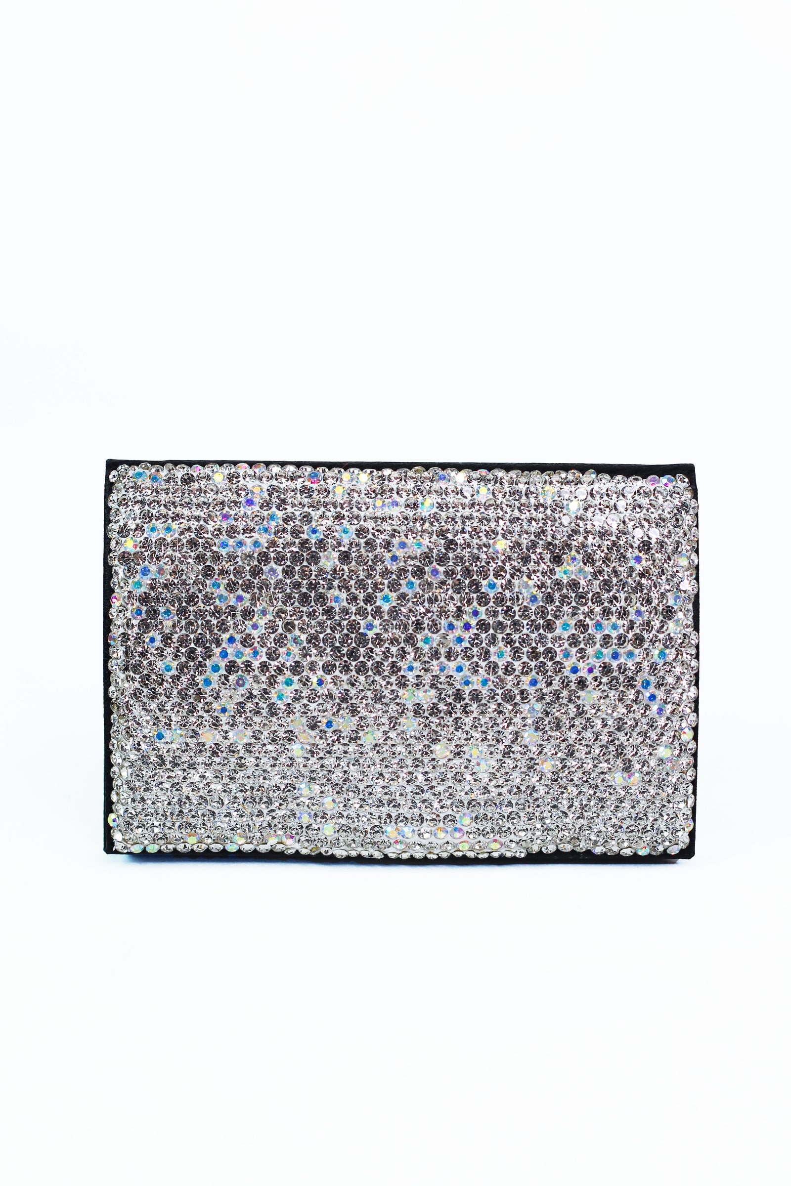 All Rhinestone Front Solid Back Card Holder
