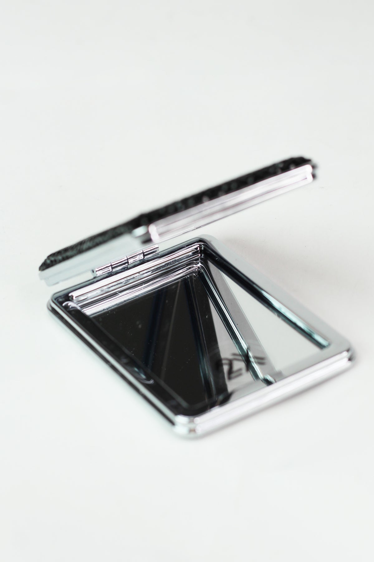 Rhinestone Rectangle Mirror Compact