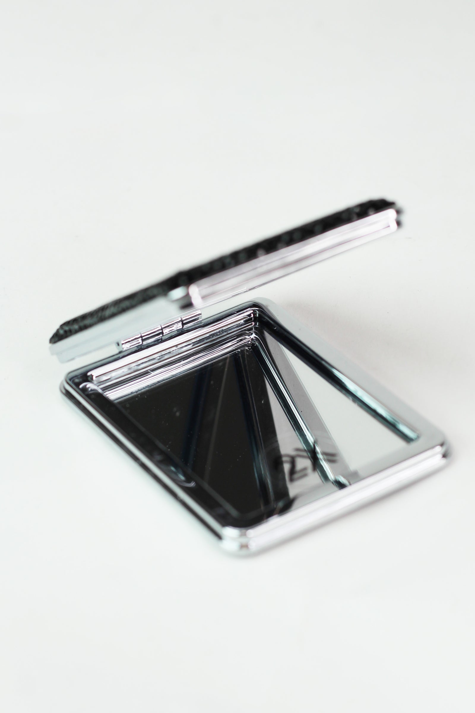 Rhinestone Rectangle Mirror Compact