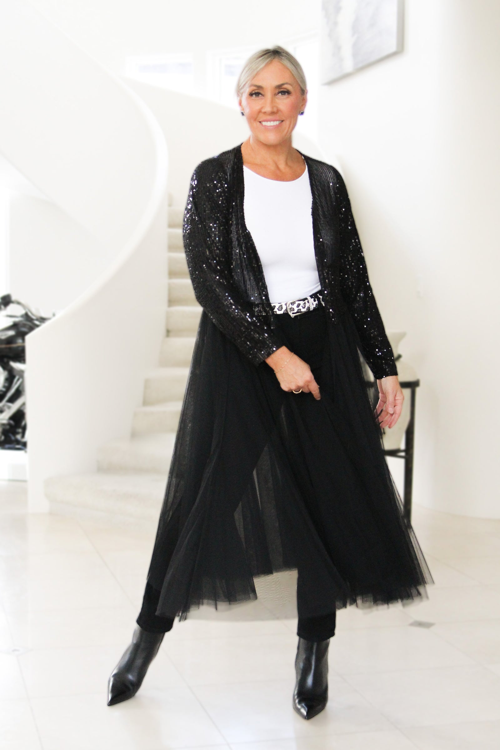 Sequin & Tulle Duster