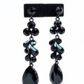 Gemstone Linked Clusters w/ Teardrop Dangling Earrings