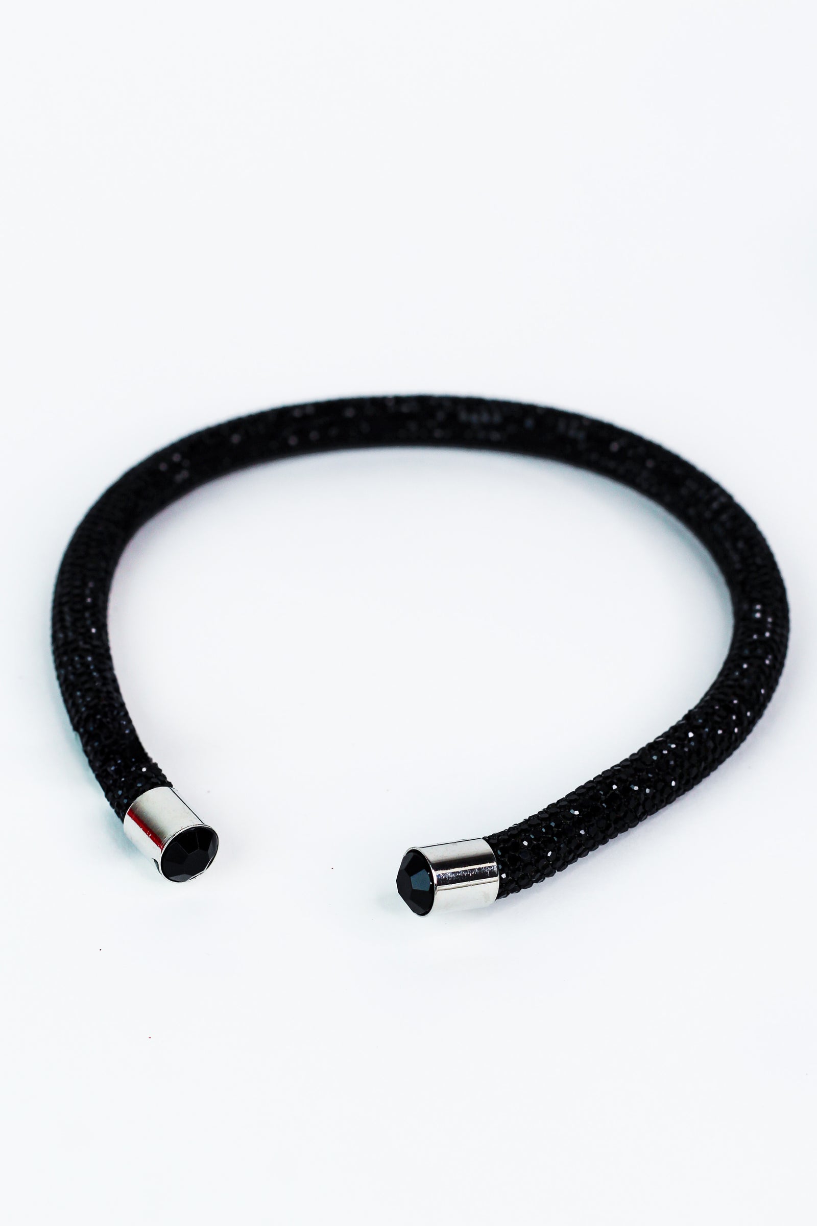 Thick All Rhinestone Fabric End Headband