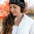 Different Size Pearl Cluster Fold Beanie