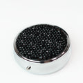Medium Sized Round Rhinestone Pill Box