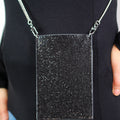 Rhinestone Front Crossbody Pouch