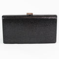 All Rhinestone Front Rectangle Evening Clutch