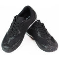 Rhinestone Trimmed Nylon Fabric Sneakers
