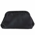 Satin Clutch W/ Rhinestone Edging