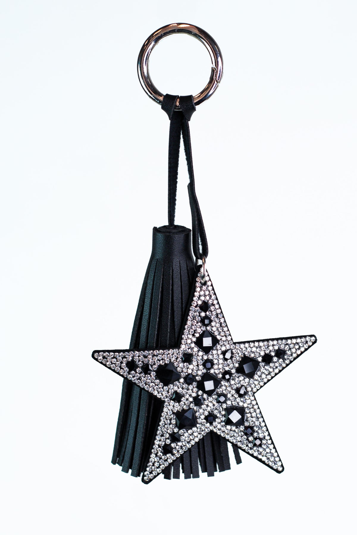 Star Stone Purse Charm with Tassel
