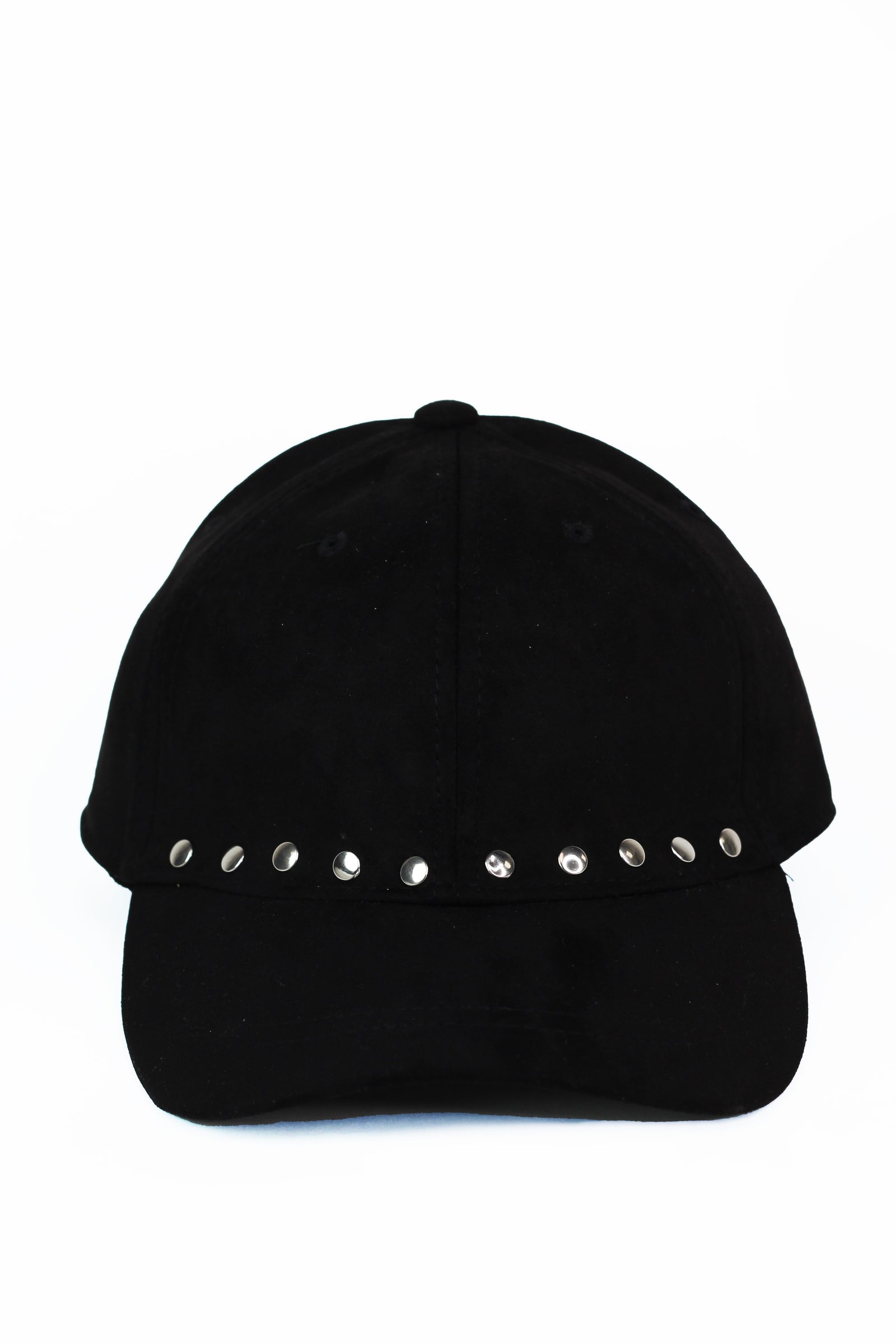 Cap w/ Studded Accent Round Base - Glitz & Ears Boutique