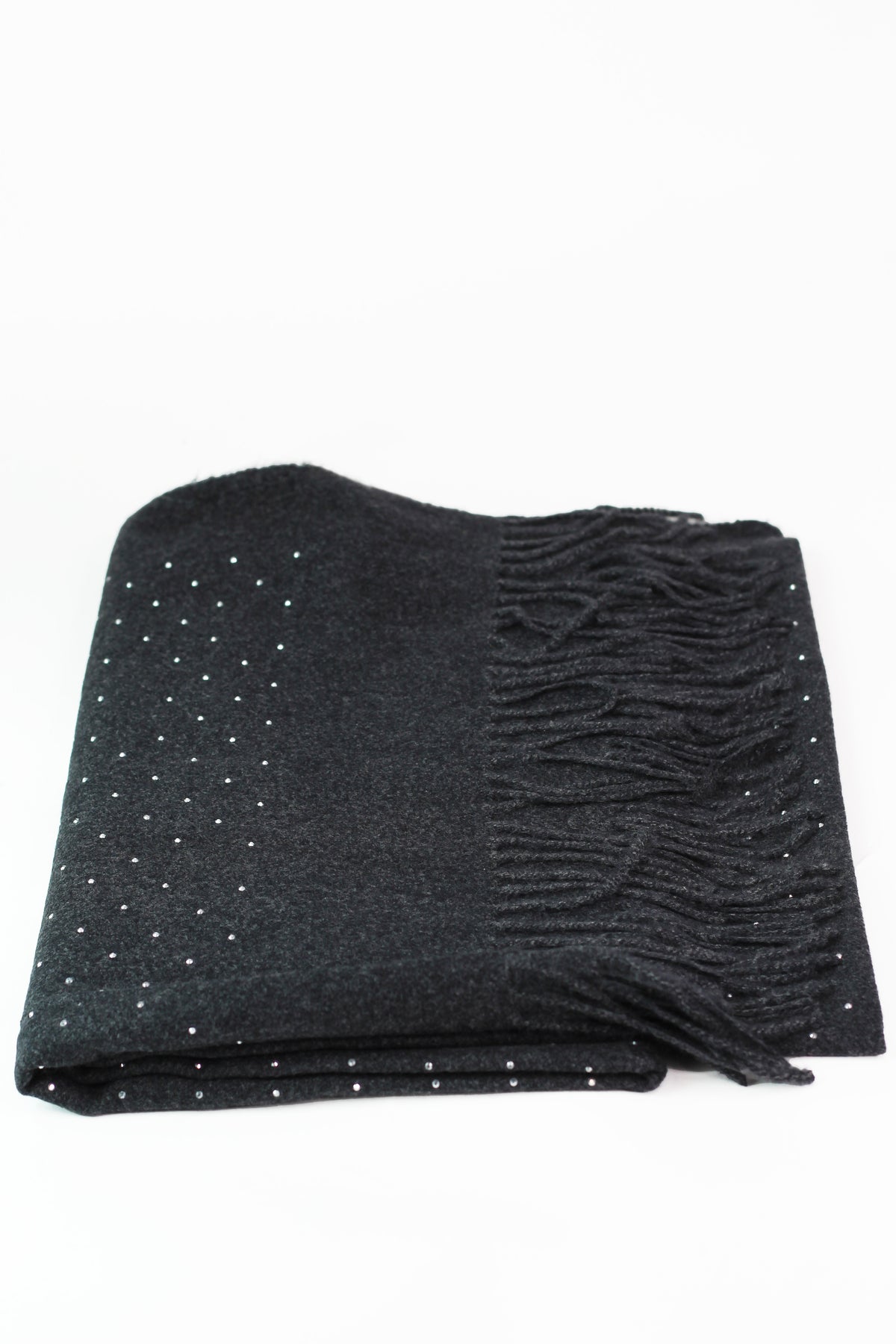 Soft Woven Rhinestone Scarf