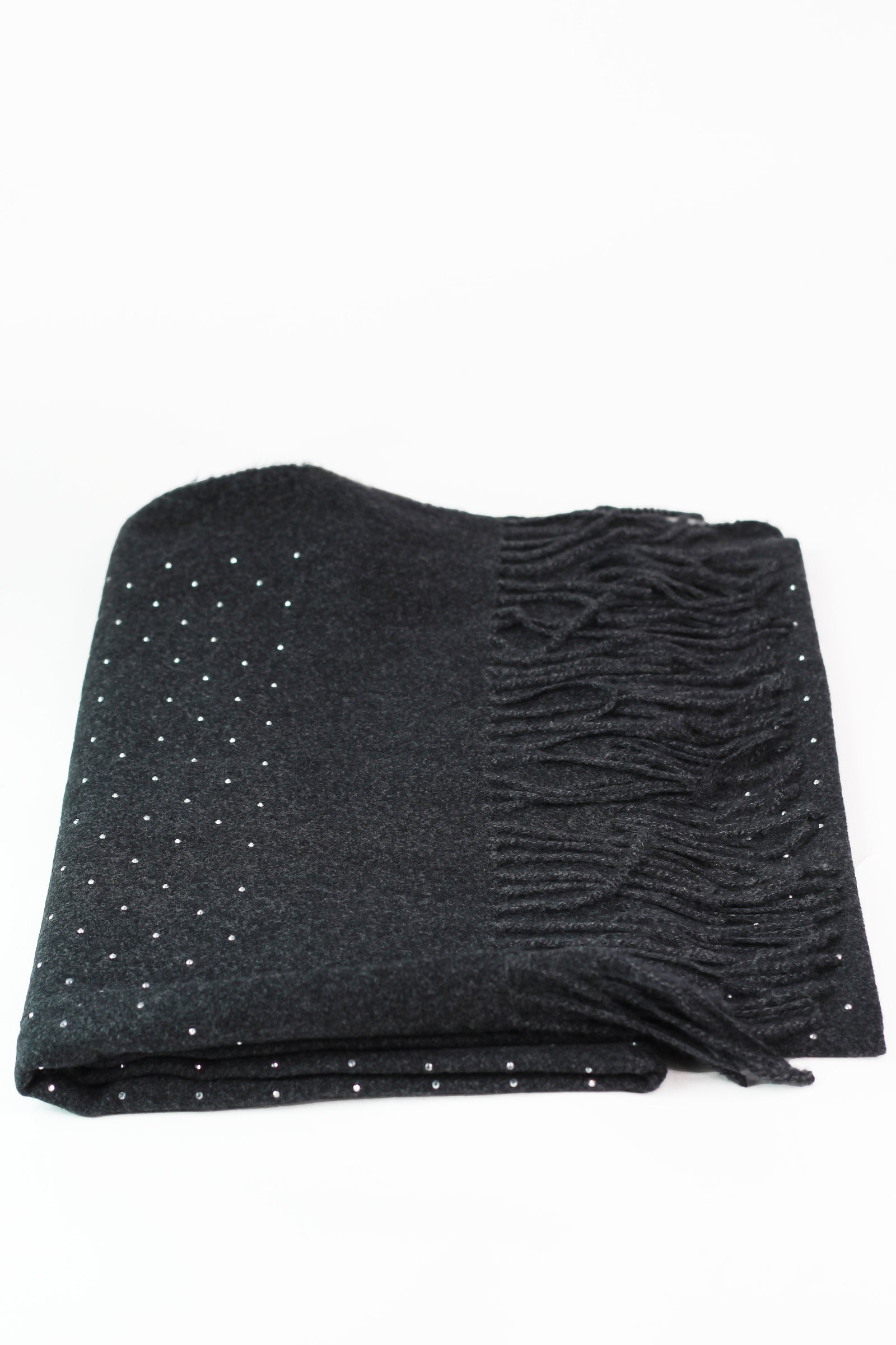 Soft Woven Rhinestone Scarf