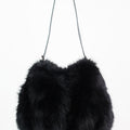 Faux Fur Purse w/ Shoulder Strap