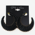 XS Stud Trim Wicker Thick Open End Hoop