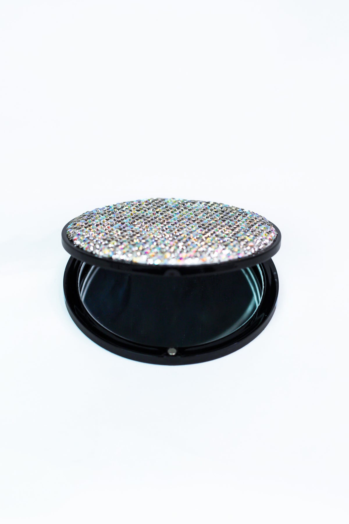 Rhinestone Double Mirror Compact