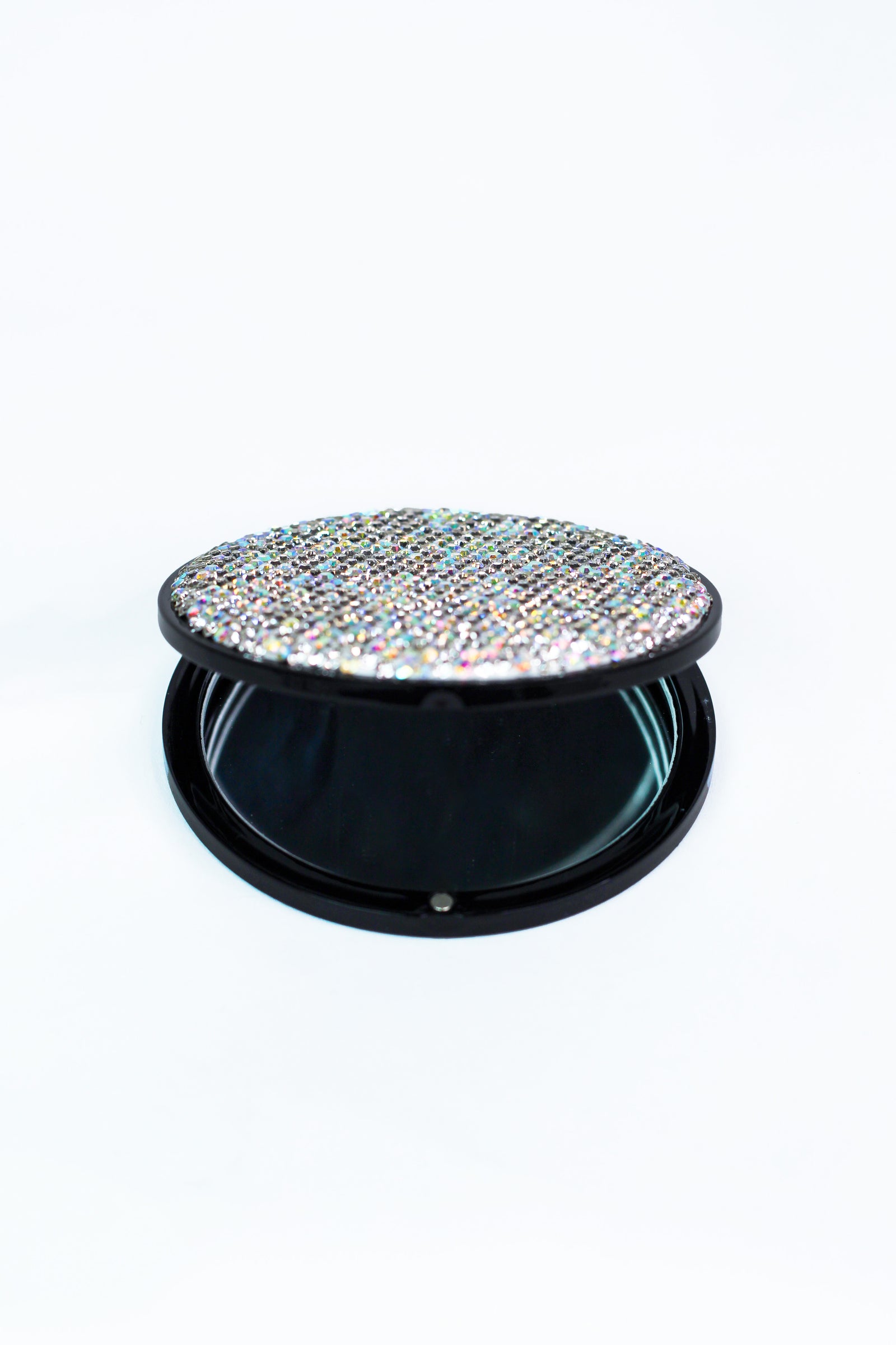 Rhinestone Double Mirror Compact