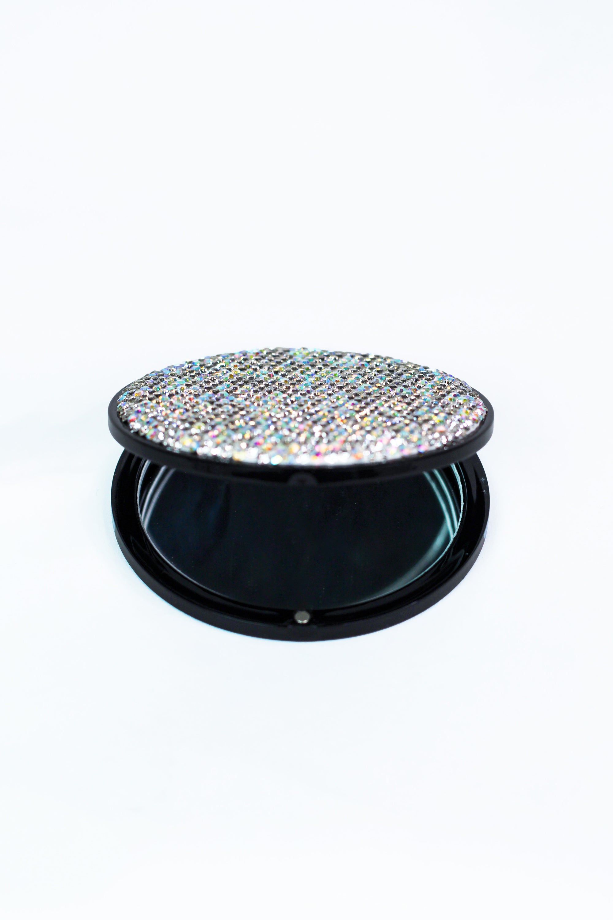 Rhinestone Double Mirror Compact