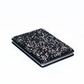 Two Tone Rhinestone Rectangle Compact Mirror