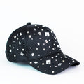 Scattered Multi Sized Rhinestone Cap