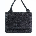 Multi Size Rhinestone Evening Clutch w/ Double Rope Handle
