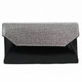 Rhinestone Foldover Flap Evening Clutch
