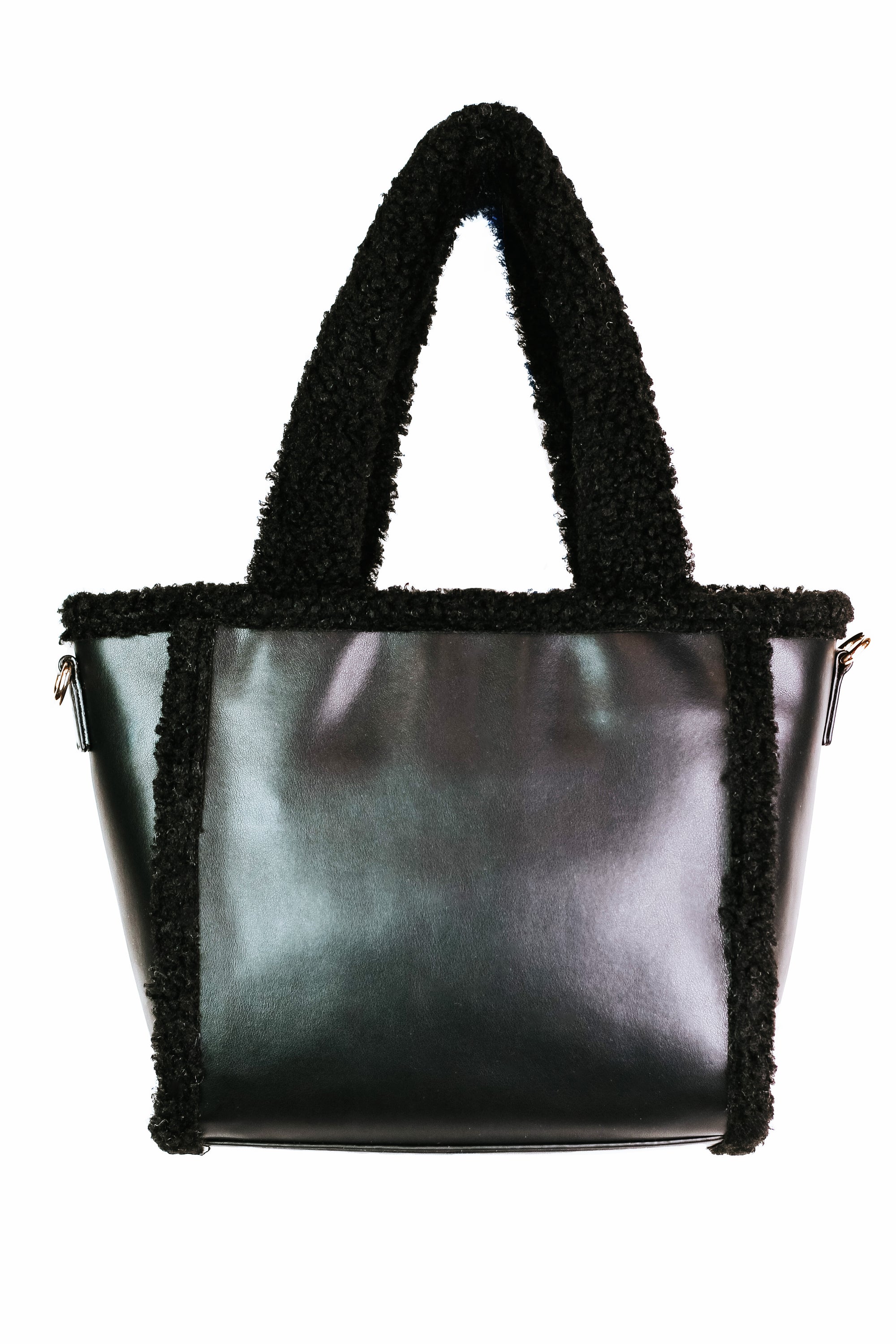 Sherpa Trim Crossbody