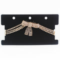 Rhinestone Bow Choker