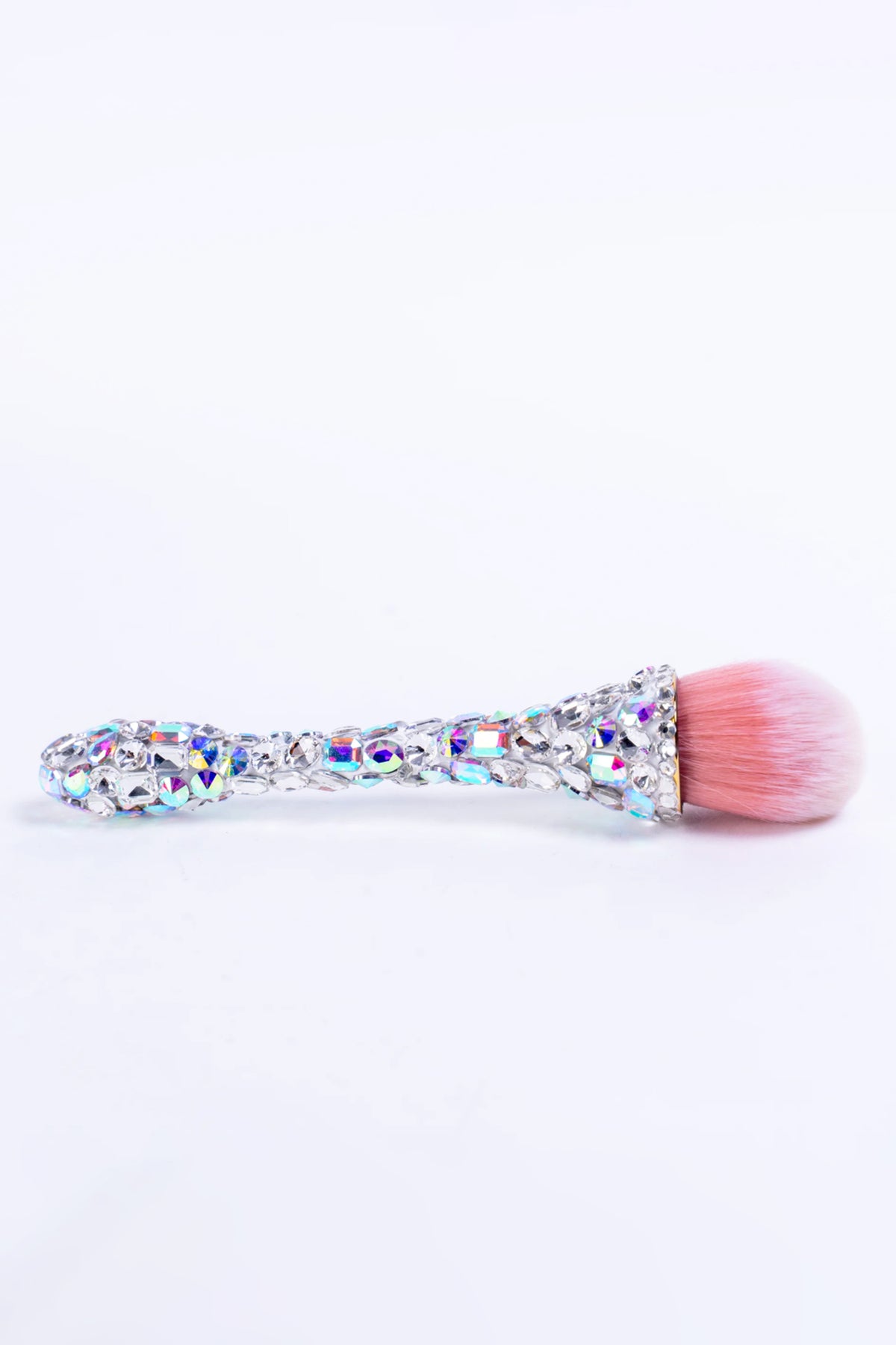 Large Rhinestone Covered Make-Up Brush