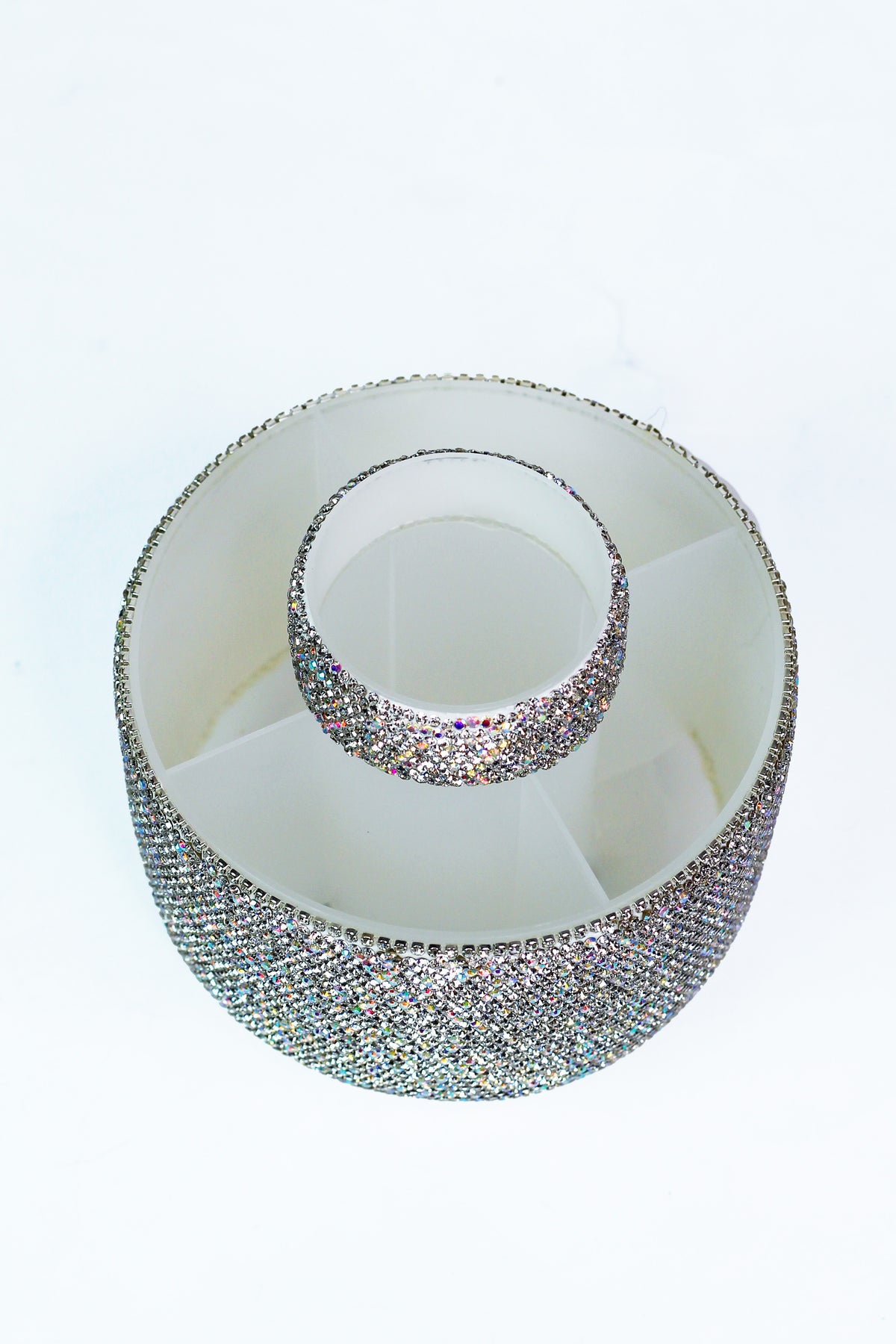 All Rhinestone Make Up Brush Holder