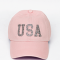 USA Rhinestone Baseball Cap
