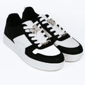 Black & White Sneaker w/ Butterfly & Wing Accent