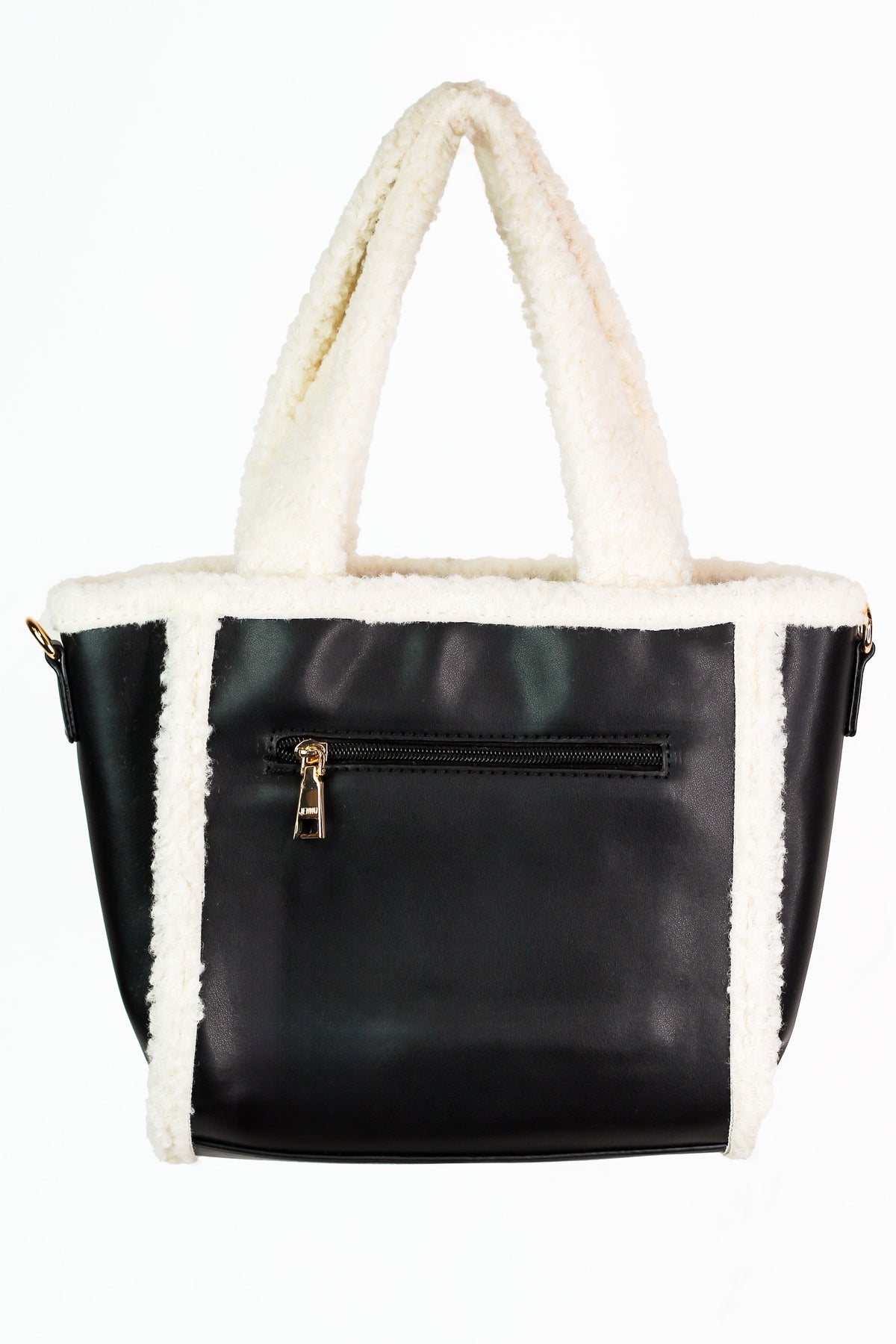 Sherpa Trim Crossbody