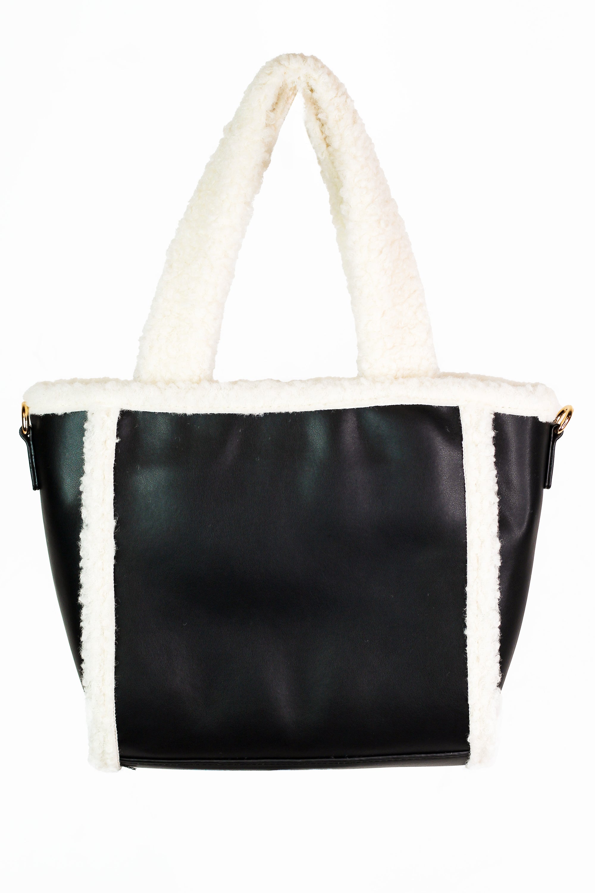 Sherpa Trim Crossbody