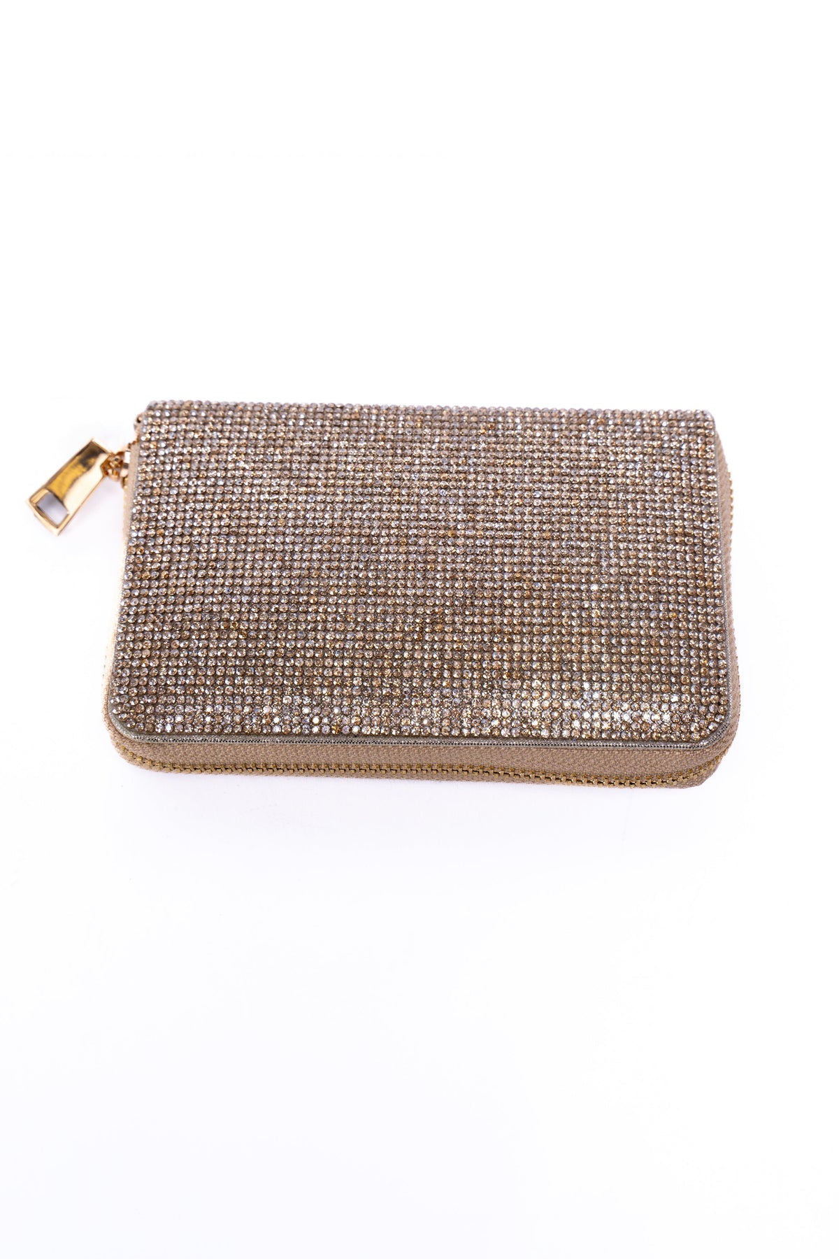 All Rhinestone Front & Back Wallet (4x6")