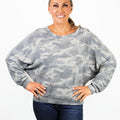 Cozy Camo Fleece Sweatshirt