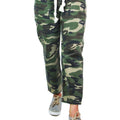 Camo Jeans w/ Waist Eyelets & Woven Belt