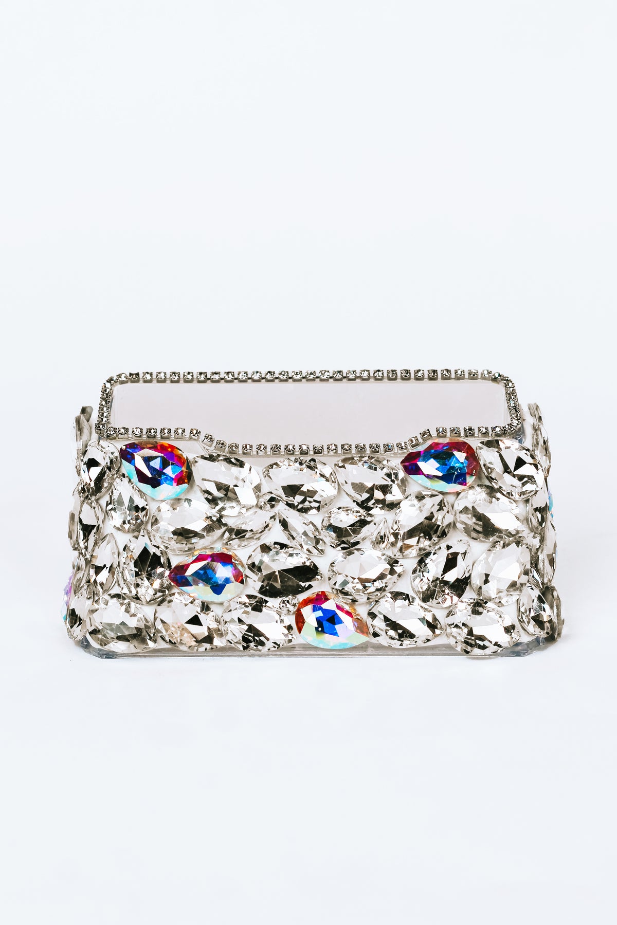 Large Teardrop Stone Business Card Holder