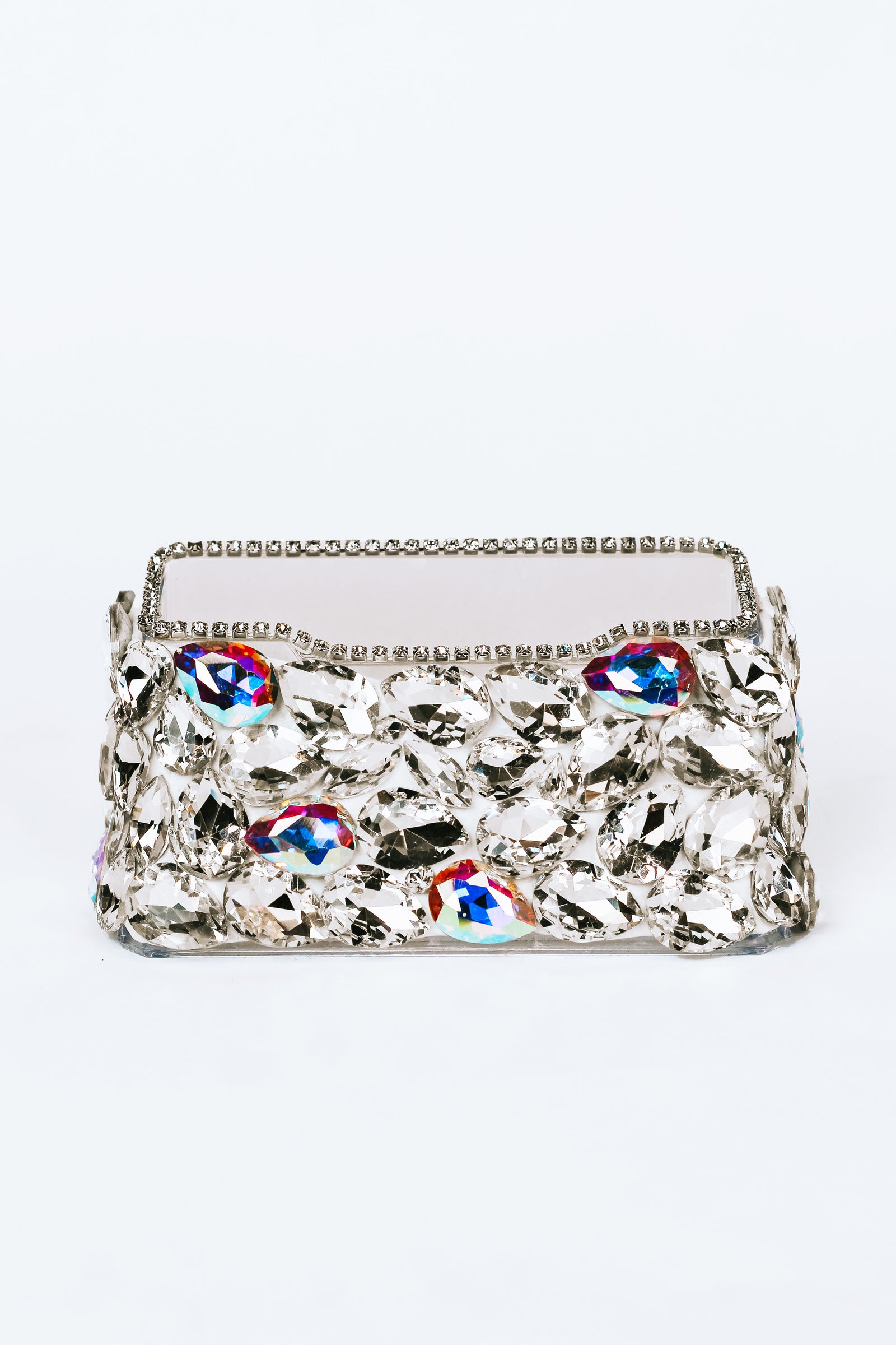 Large Teardrop Stone Business Card Holder