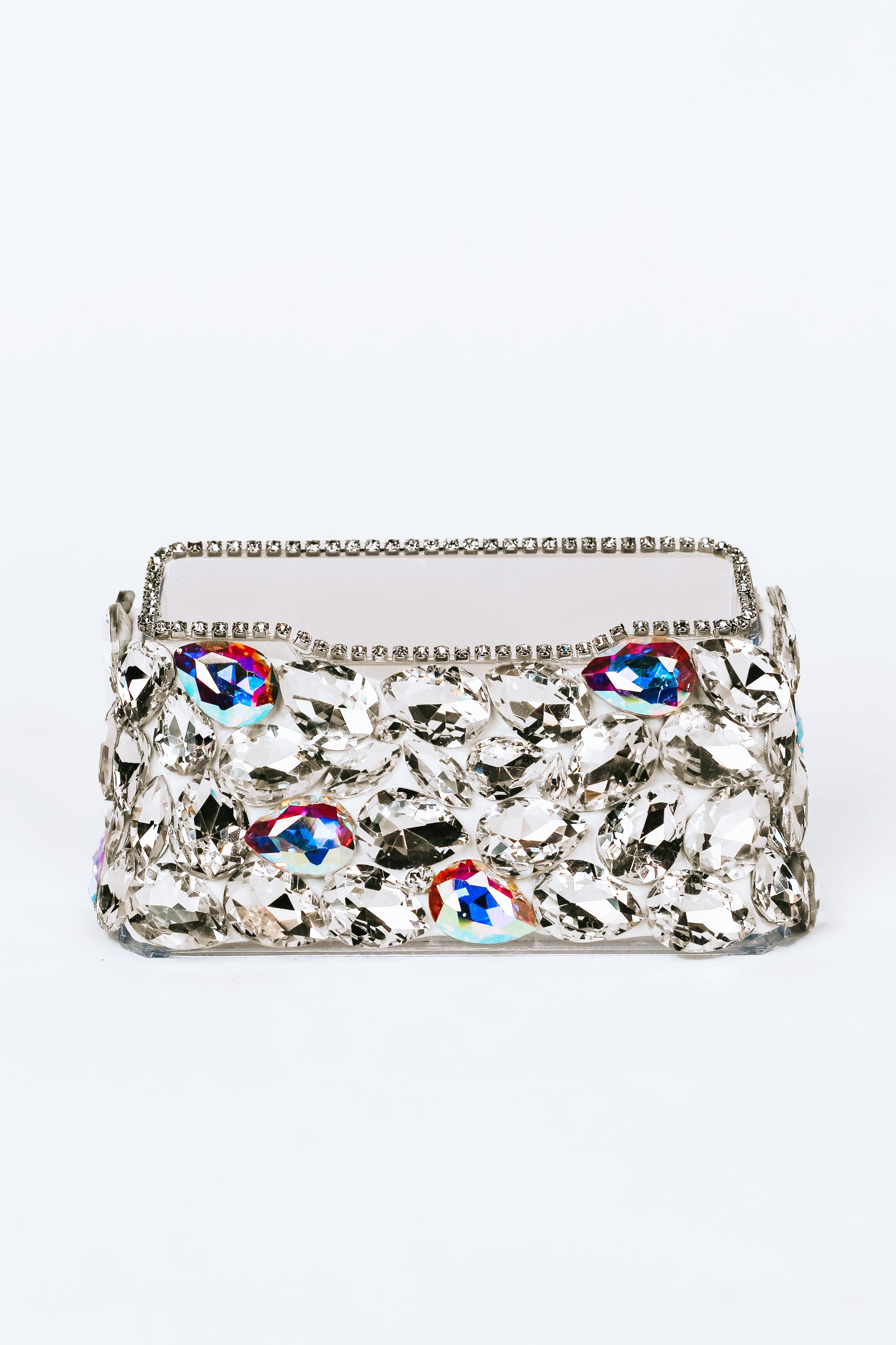 Large Teardrop Stone Business Card Holder