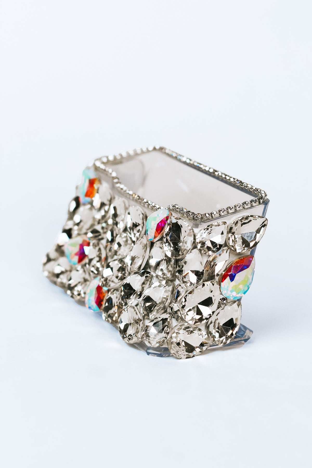 Large Teardrop Stone Business Card Holder