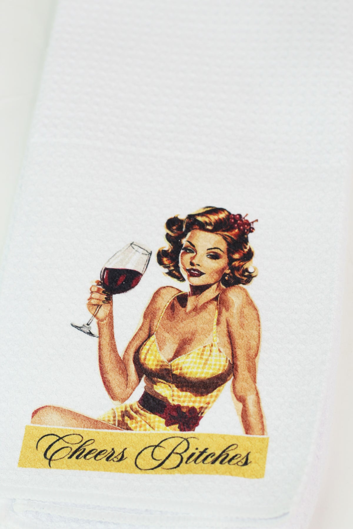 Photo & Quote 16x24 Tea Towel