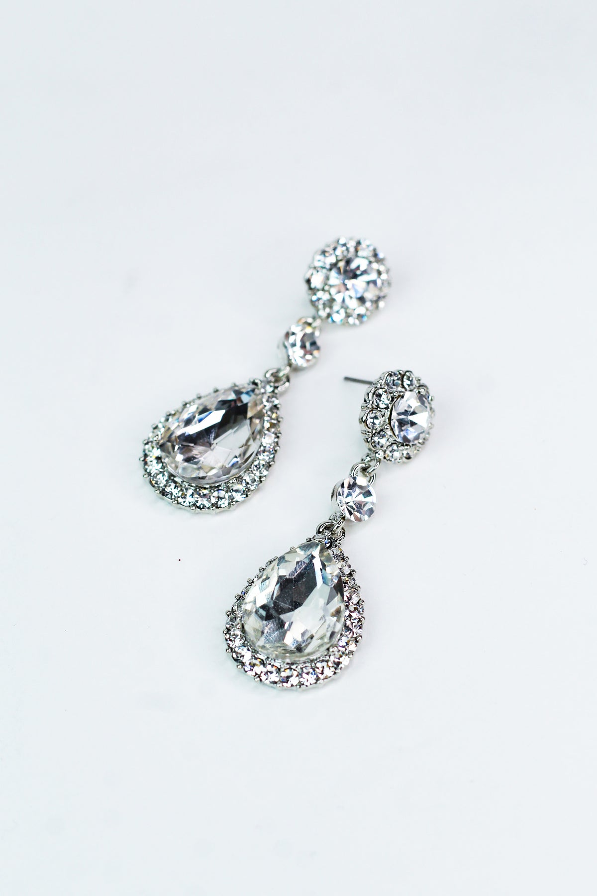 Flower, Circle Stone, Teardrop with Trim Earring - Glitz & Ears Boutique