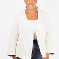 Long Sleeve Pearl & Rhinestone Accent Cardigan