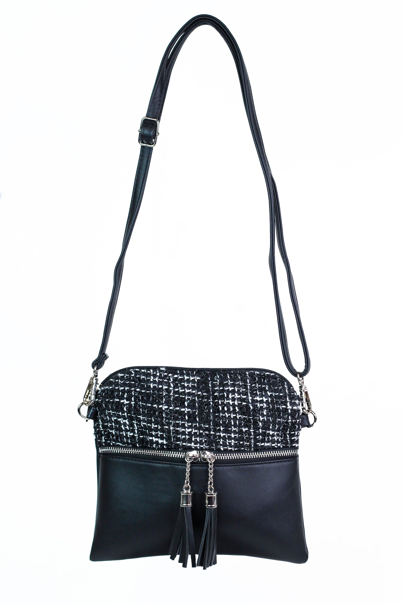 Double zip Crossbody