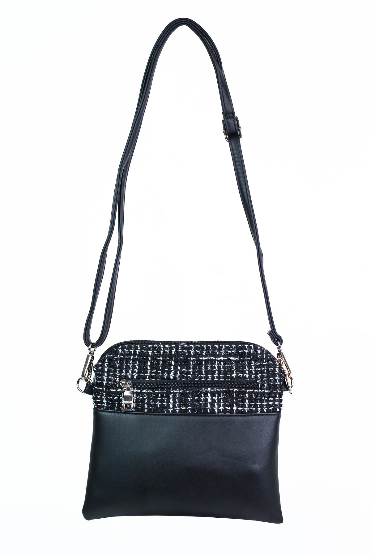 Double zip Crossbody