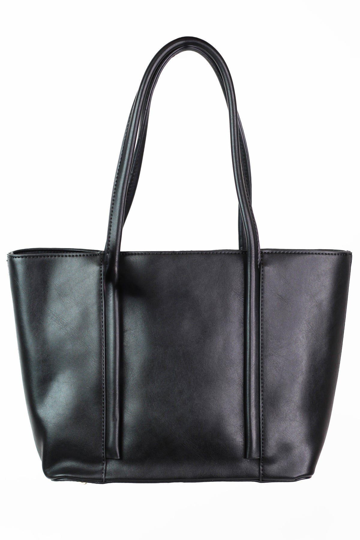 Diamond Pattern Stone Front Purse w/ Flat Bottom