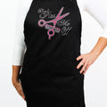 Rhinestone Don't P* Me Off Hairstylist Adjustable Neck Apron