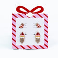 Stocking & Santa Stud Set