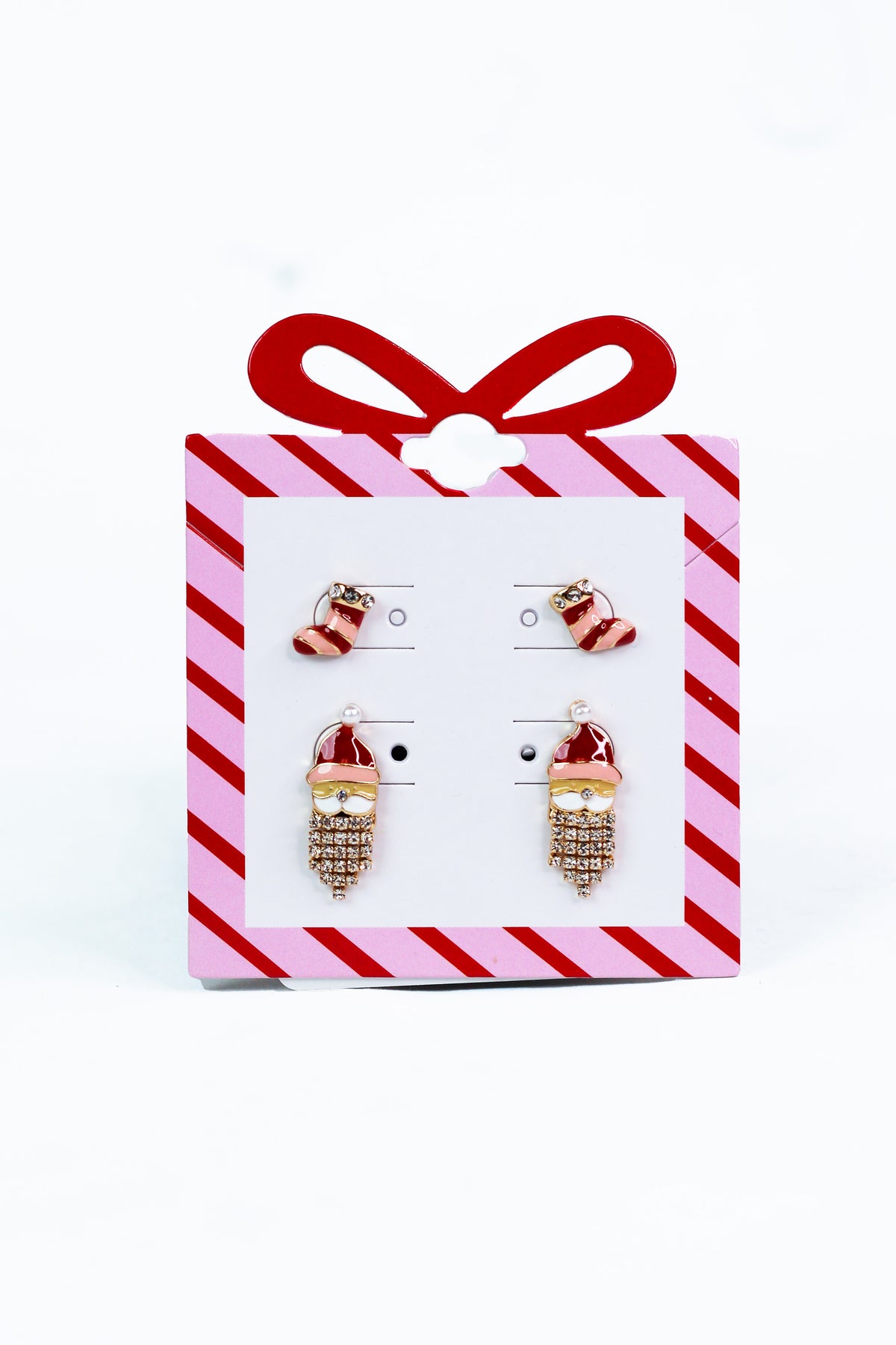 Stocking &amp; Santa Stud Set